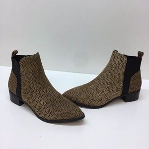 crown vintage afessa bootie leopard